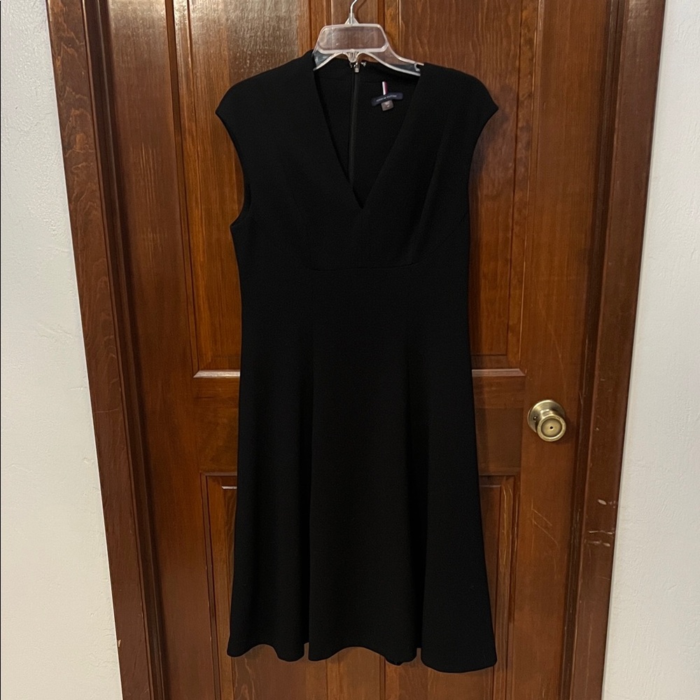 Tommy Hilfiger Classic Black Midi Dress
